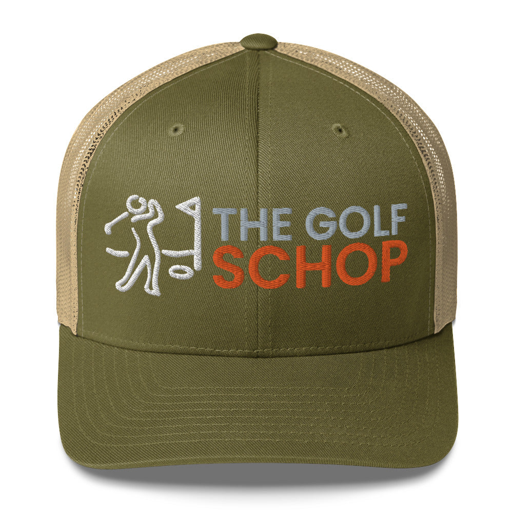 The Golf Schop Trucker Cap w/ 3D Puff embroidery