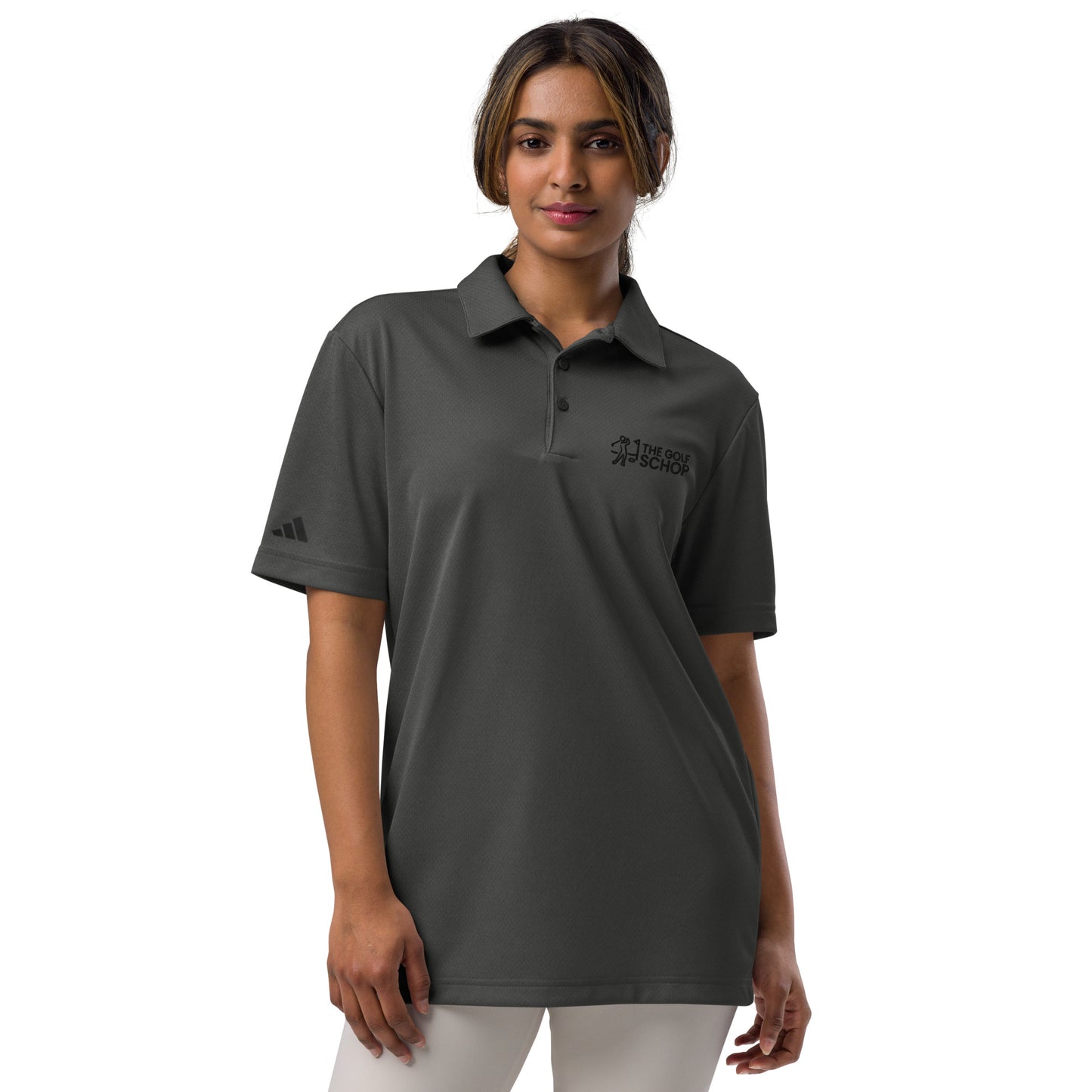 The Golf Schop adidas space-dyed polo