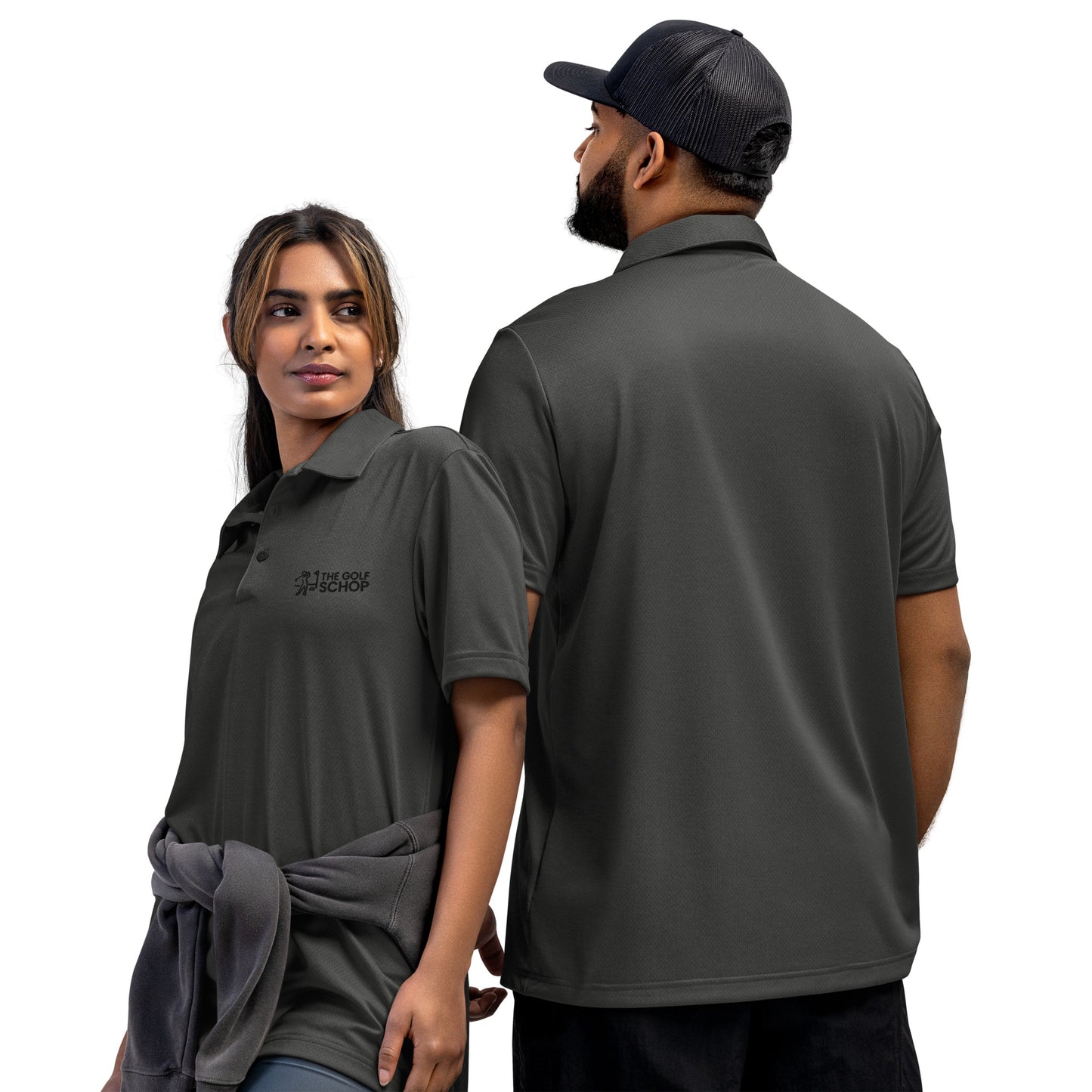 The Golf Schop adidas space-dyed polo