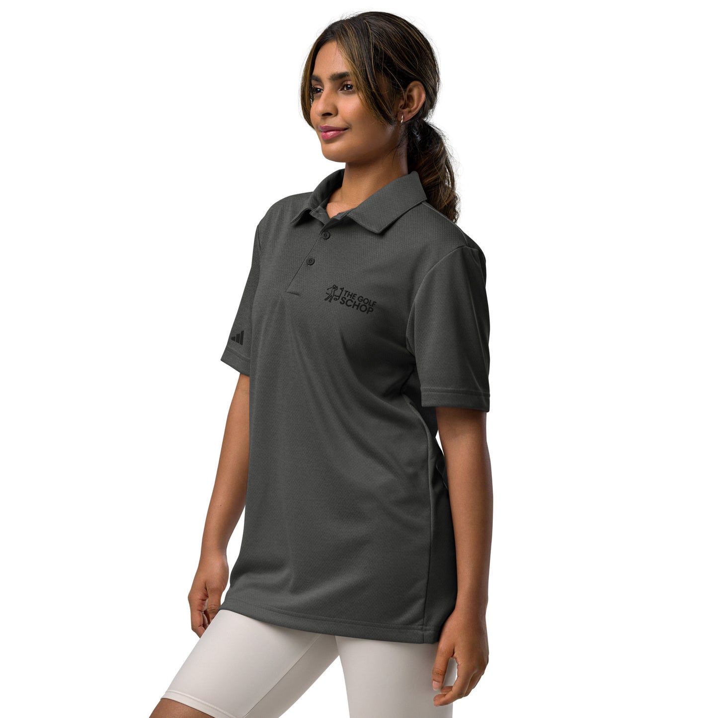 The Golf Schop adidas space-dyed polo