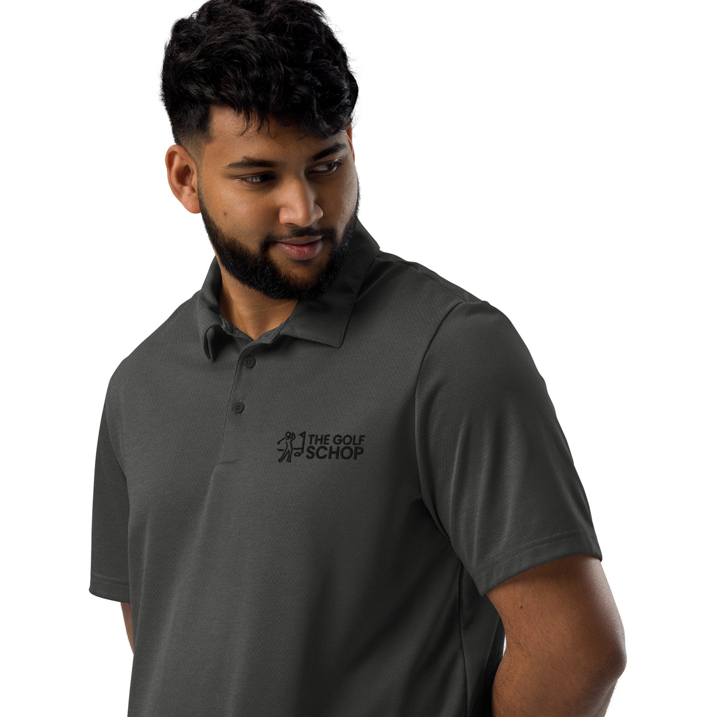 The Golf Schop adidas space-dyed polo