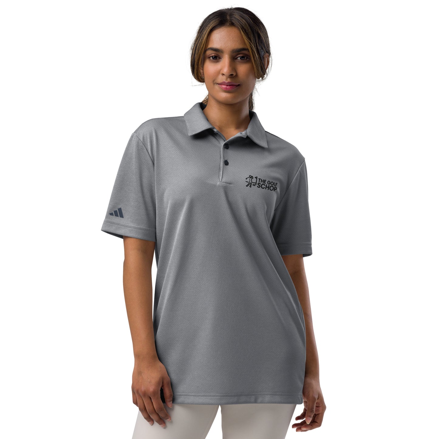 The Golf Schop adidas space-dyed polo