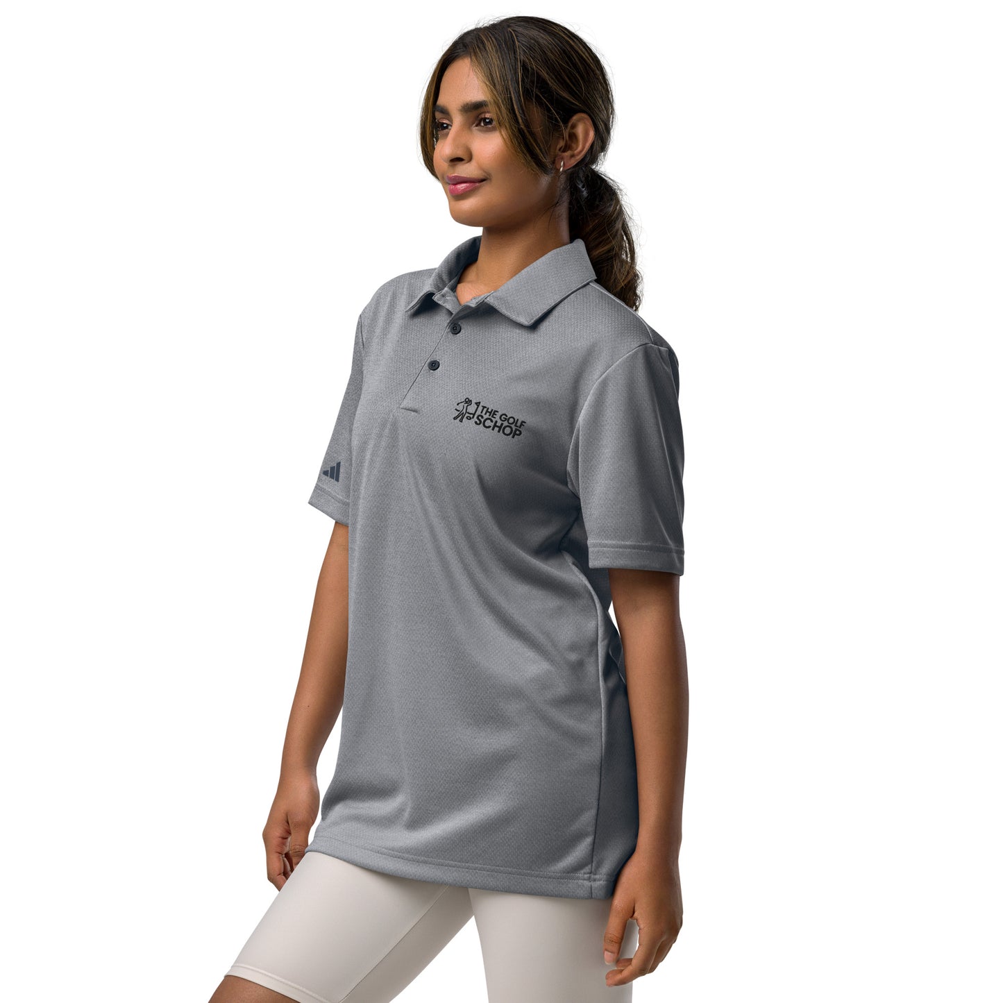 The Golf Schop adidas space-dyed polo