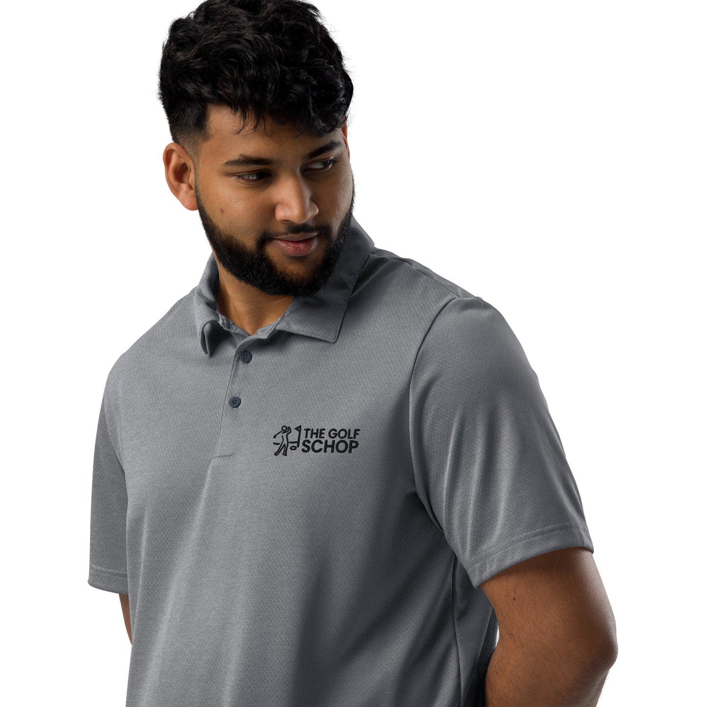 The Golf Schop adidas space-dyed polo