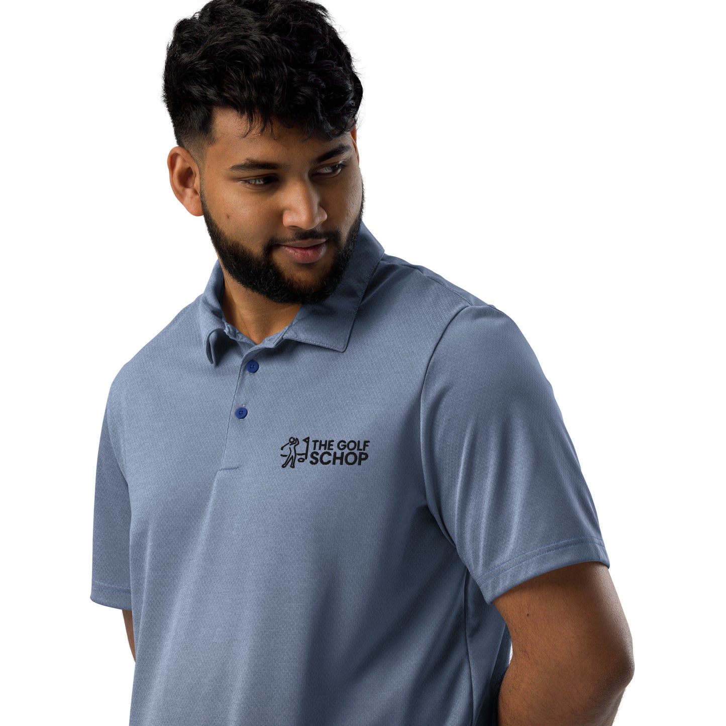 The Golf Schop adidas space-dyed polo