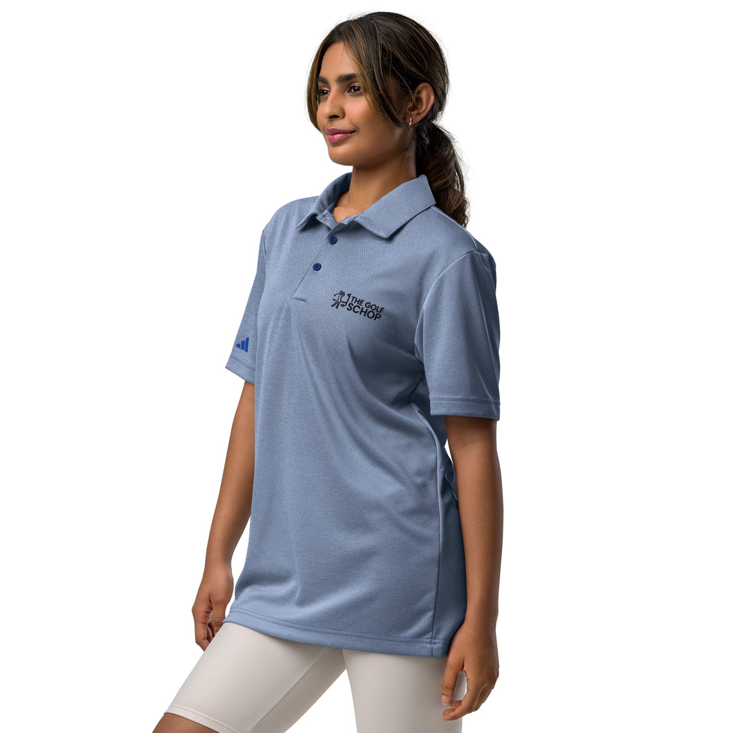 The Golf Schop adidas space-dyed polo