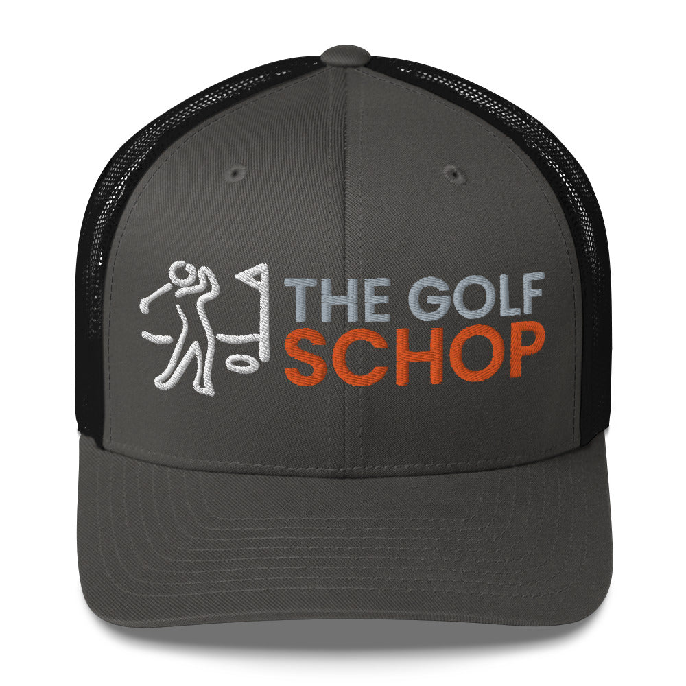 The Golf Schop Trucker Cap w/ 3D Puff embroidery