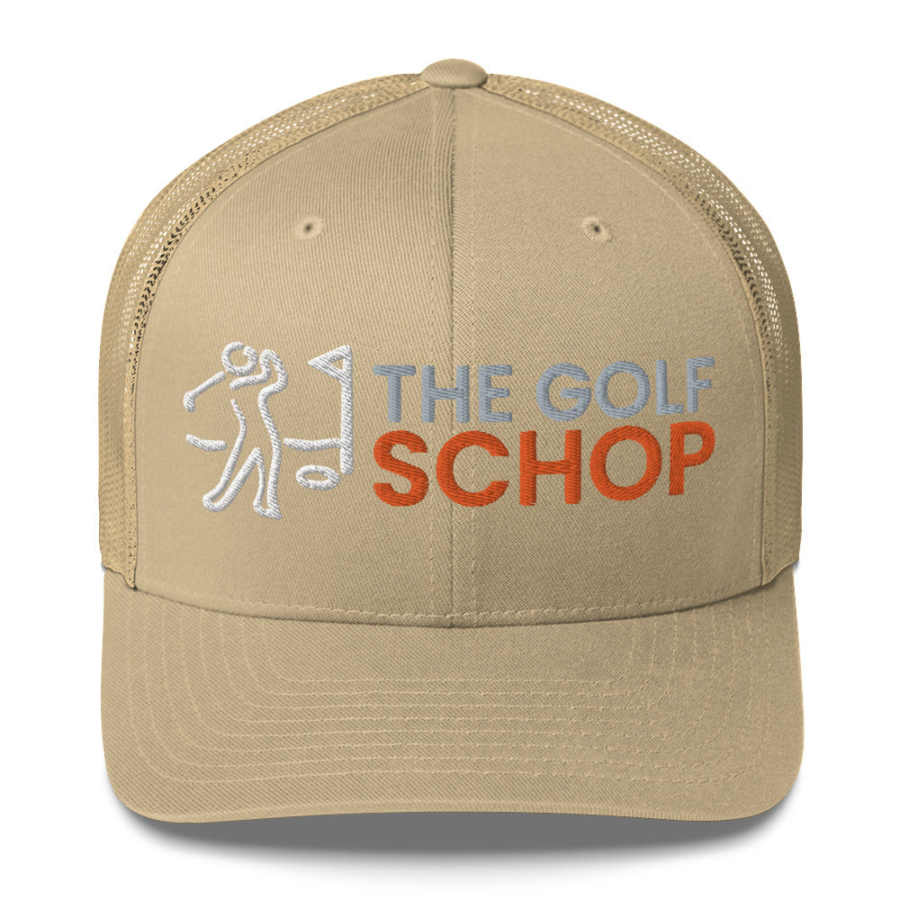 The Golf Schop Trucker Cap w/ 3D Puff embroidery