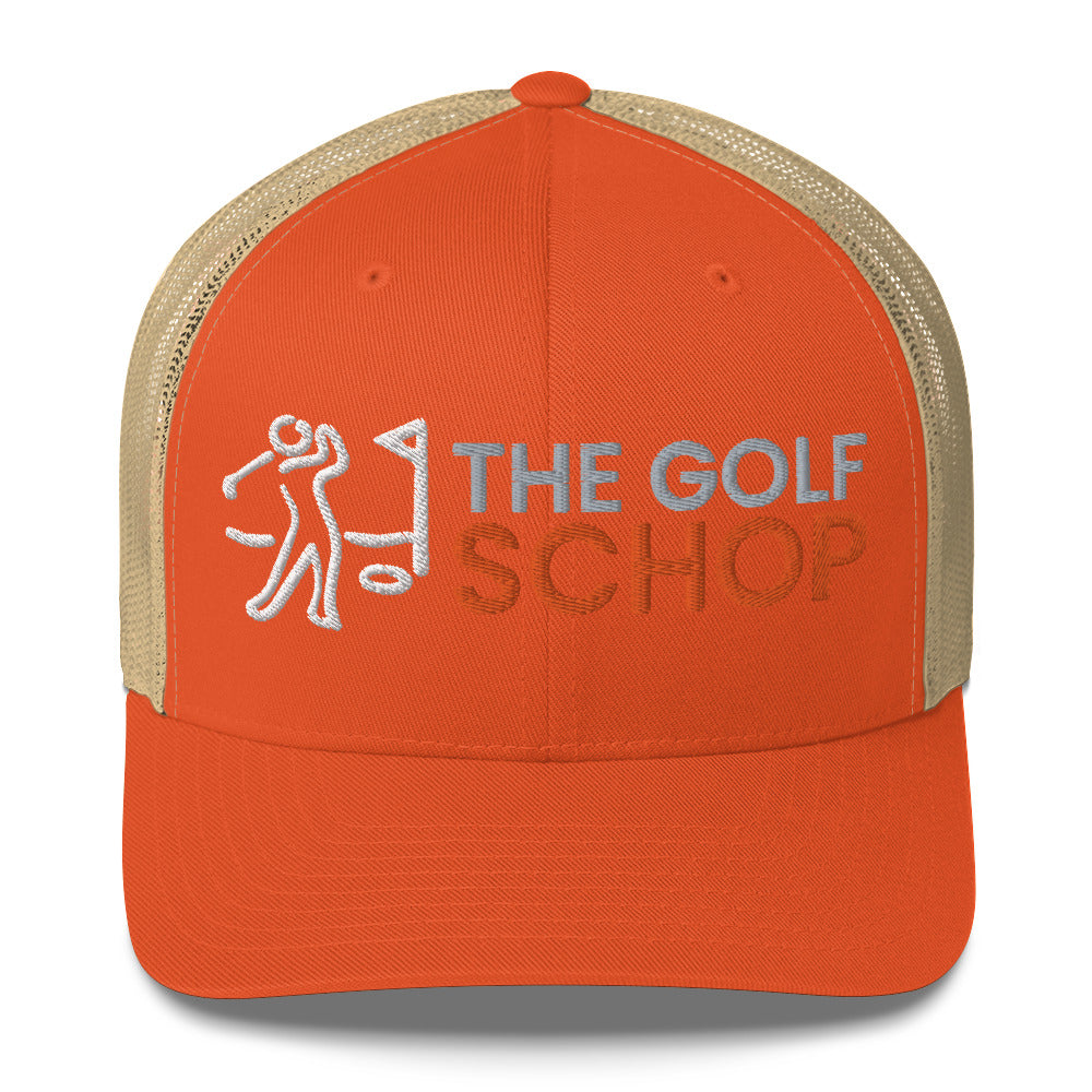 The Golf Schop Trucker Cap w/ 3D Puff embroidery